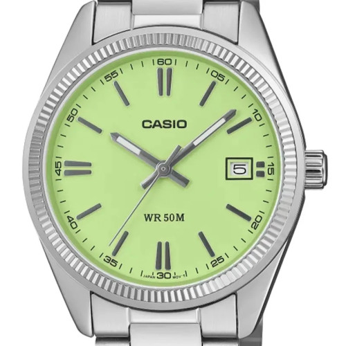 Reloj Casio para señora y mujer 35mm esfera verde clarito