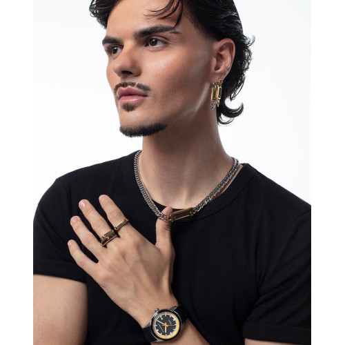 Reloj Viceroy Nexus 40mm acero bitono negro colección Abraham Mateo