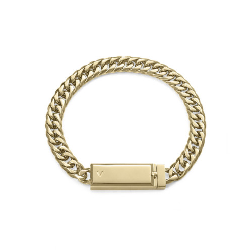 Pulsera Viceroy acero IP dorado 20cm para hombre y mujer colleción Abraham Mateo