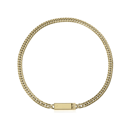 Collar Viceroy acero IP dorado 50cm para hombre y mujer colleción Abraham Mateo