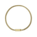 Collar Viceroy acero IP dorado 50cm para hombre y mujer colleción Abraham Mateo