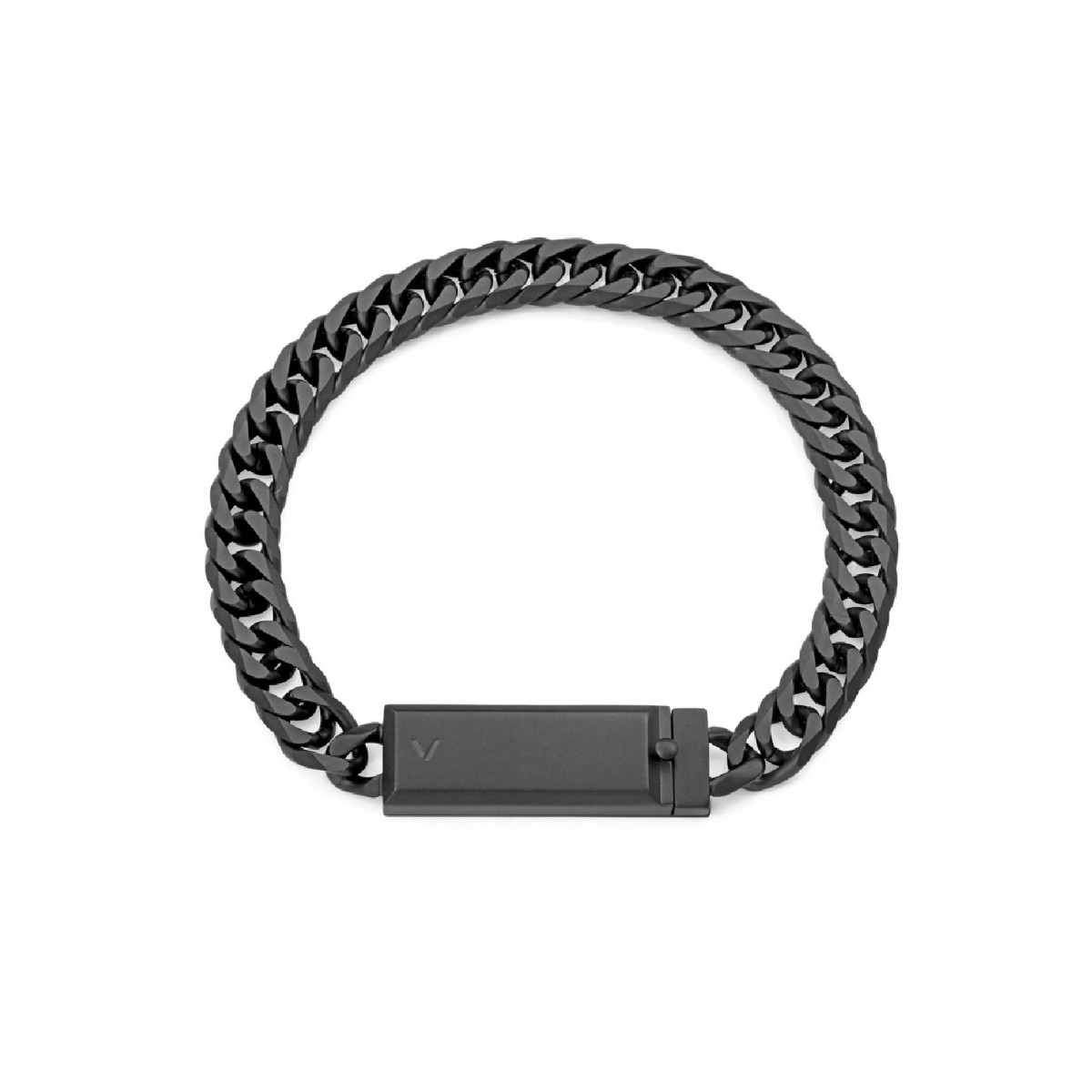 Pulsera Viceroy acero IP negro 20cm para hombre y mujer colleción Abraham Mateo