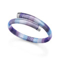 Pulsera Viceroy de acero tubogas flexible abierta con cordón enroscado, colección Laura Escanes