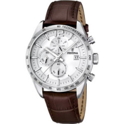 Reloj Festina para hombre crono 44mm esfera gris
