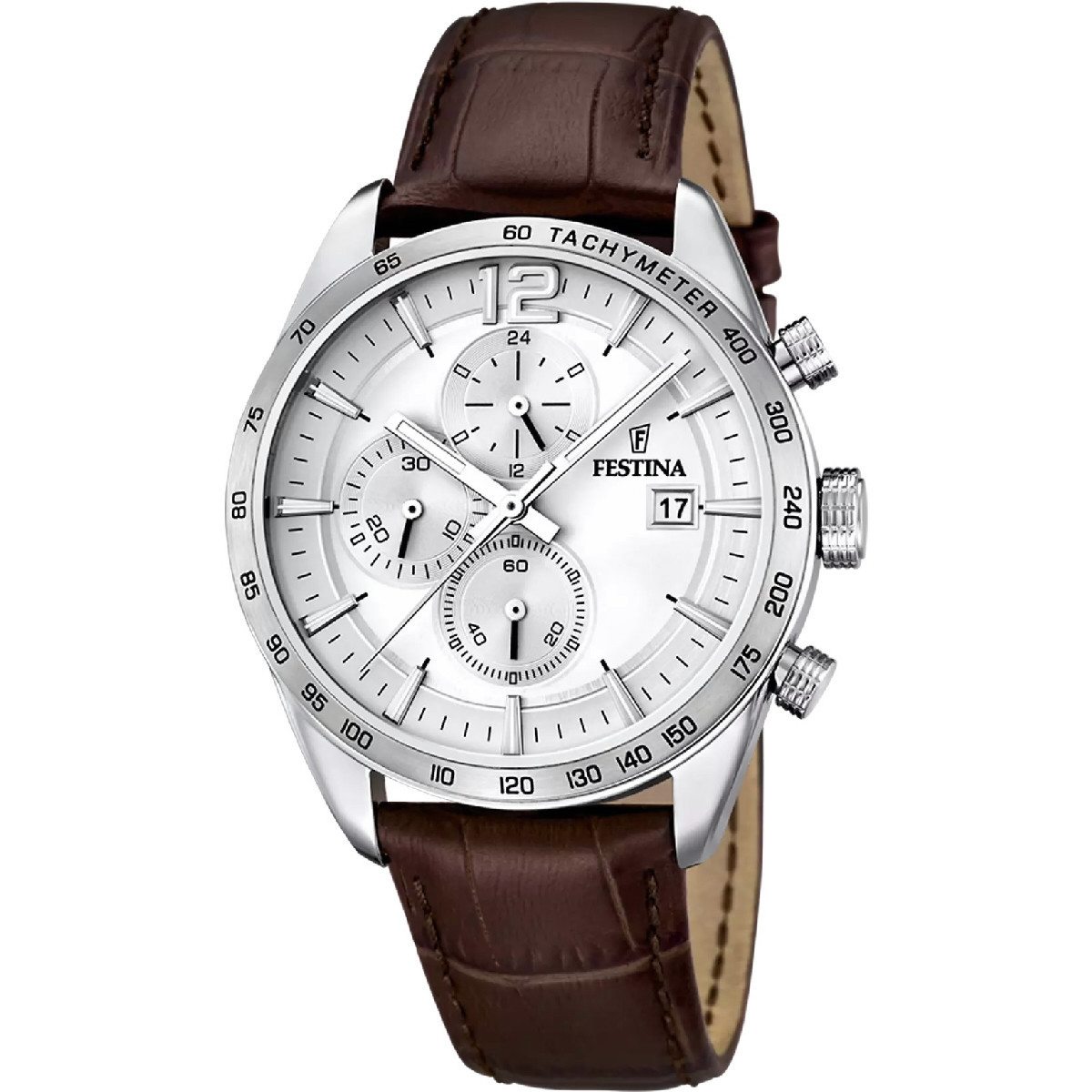 Reloj Festina para hombre crono 44mm esfera gris