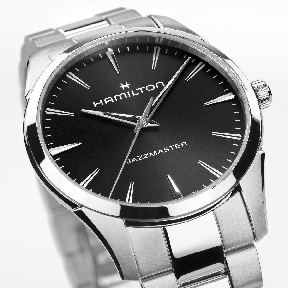 Reloj Hamilton Jazzmaster cuarzo 40mm esfera negra