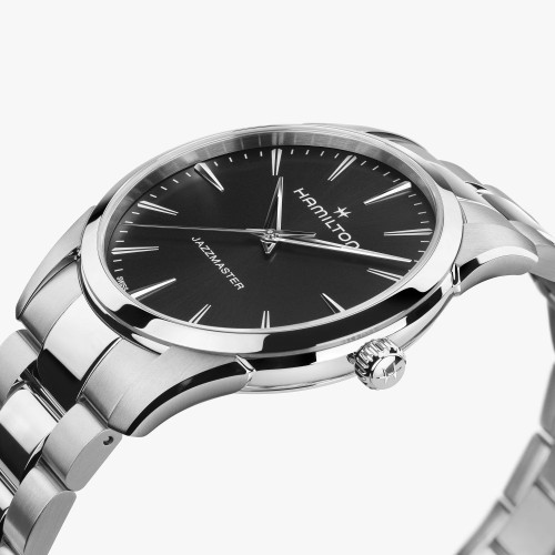 Reloj Hamilton Jazzmaster cuarzo 40mm esfera negra