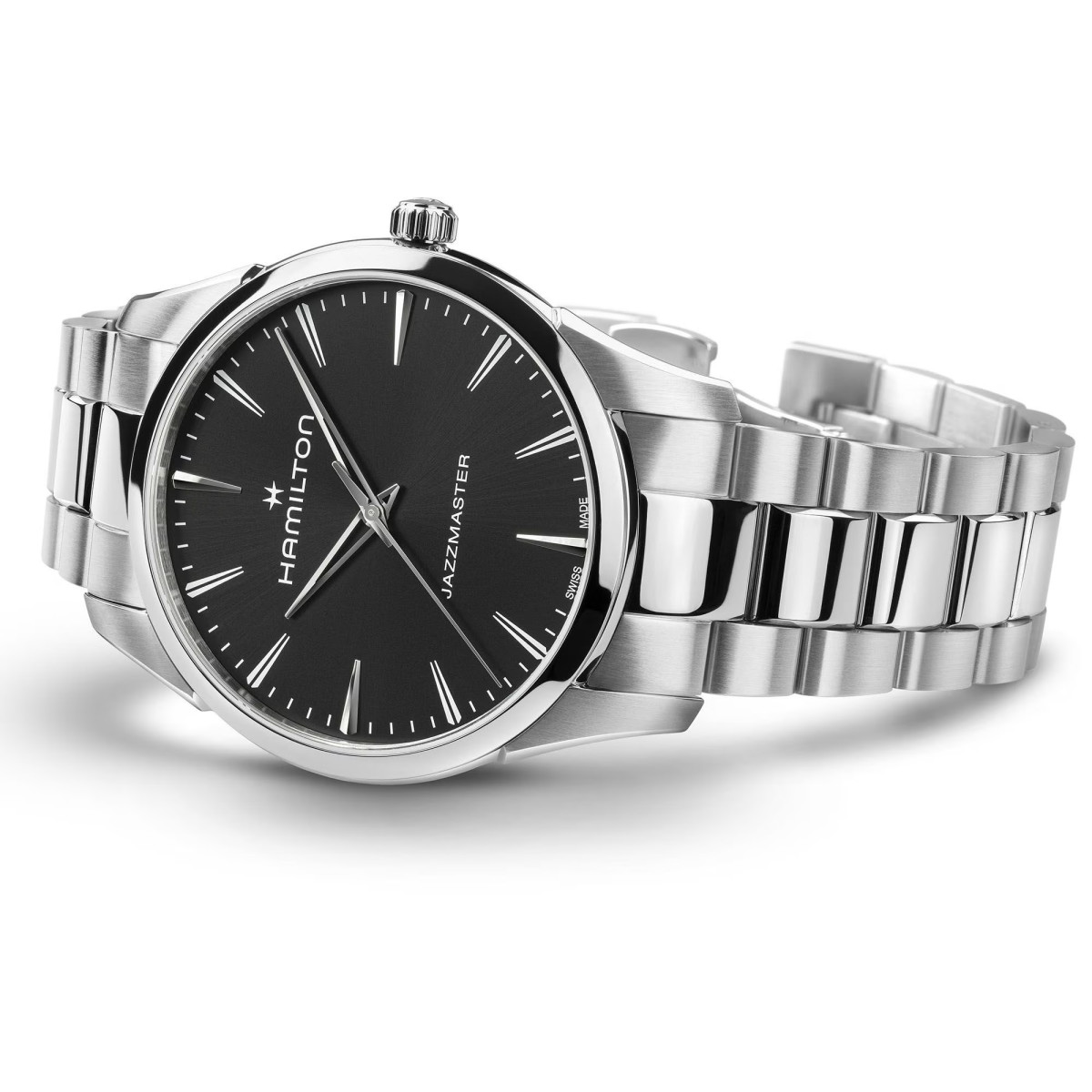 Reloj Hamilton Jazzmaster cuarzo 40mm esfera negra