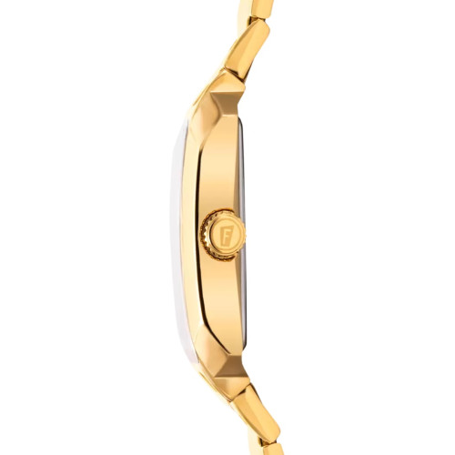Reloj Festina para hombre dorado esfera gris con números romanos
