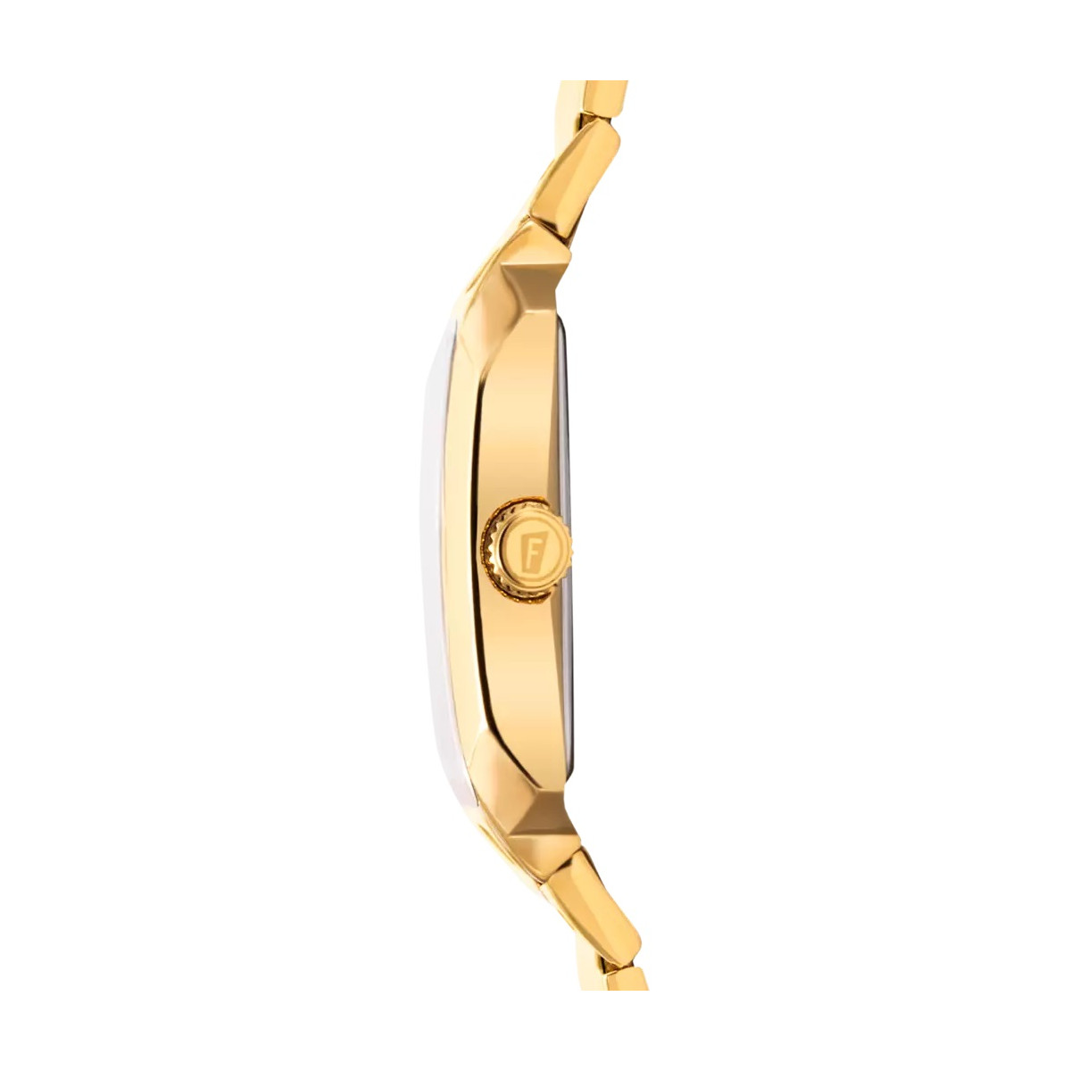 Reloj Festina para hombre dorado esfera gris con números romanos