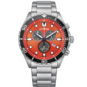 Reloj Citizen Chrono Sporty-Aqua 43mm Ecodrive esfera naranja Reloj Citizen Chrono Sporty-Aqua 43mm Ecodrive esfera naranja