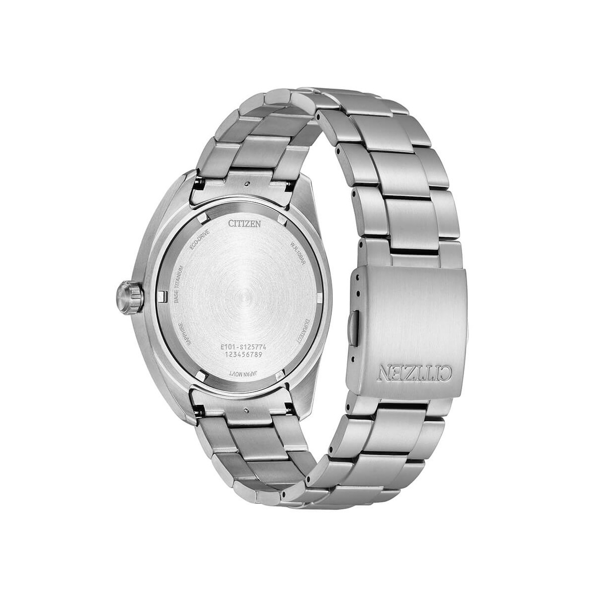 Reloj Citizen Super Titanium para caballero esfera negra
