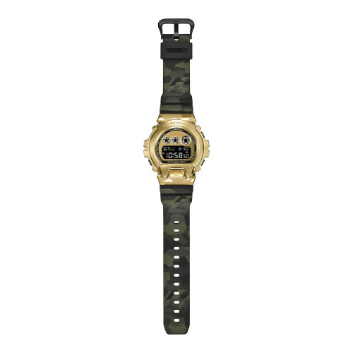 Reloj Casio G-Shock Superior Series caja dorada y correa silicona camuflaje