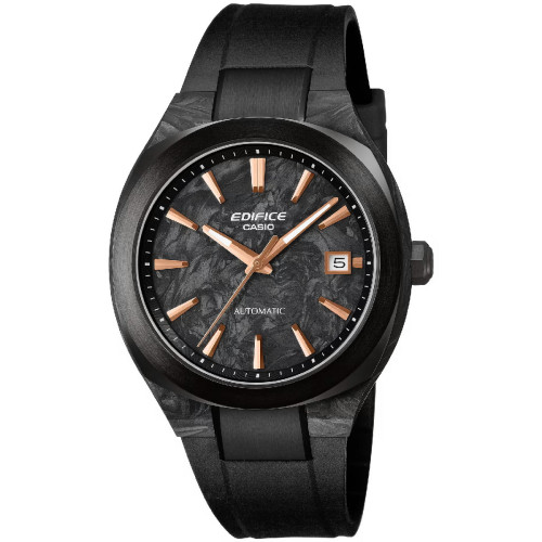 Reloj Casio Edifice Auto caja resina correa caucho