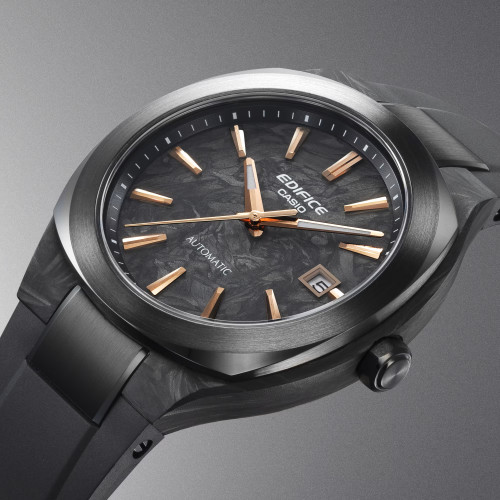Reloj Casio Edifice Auto caja resina correa caucho