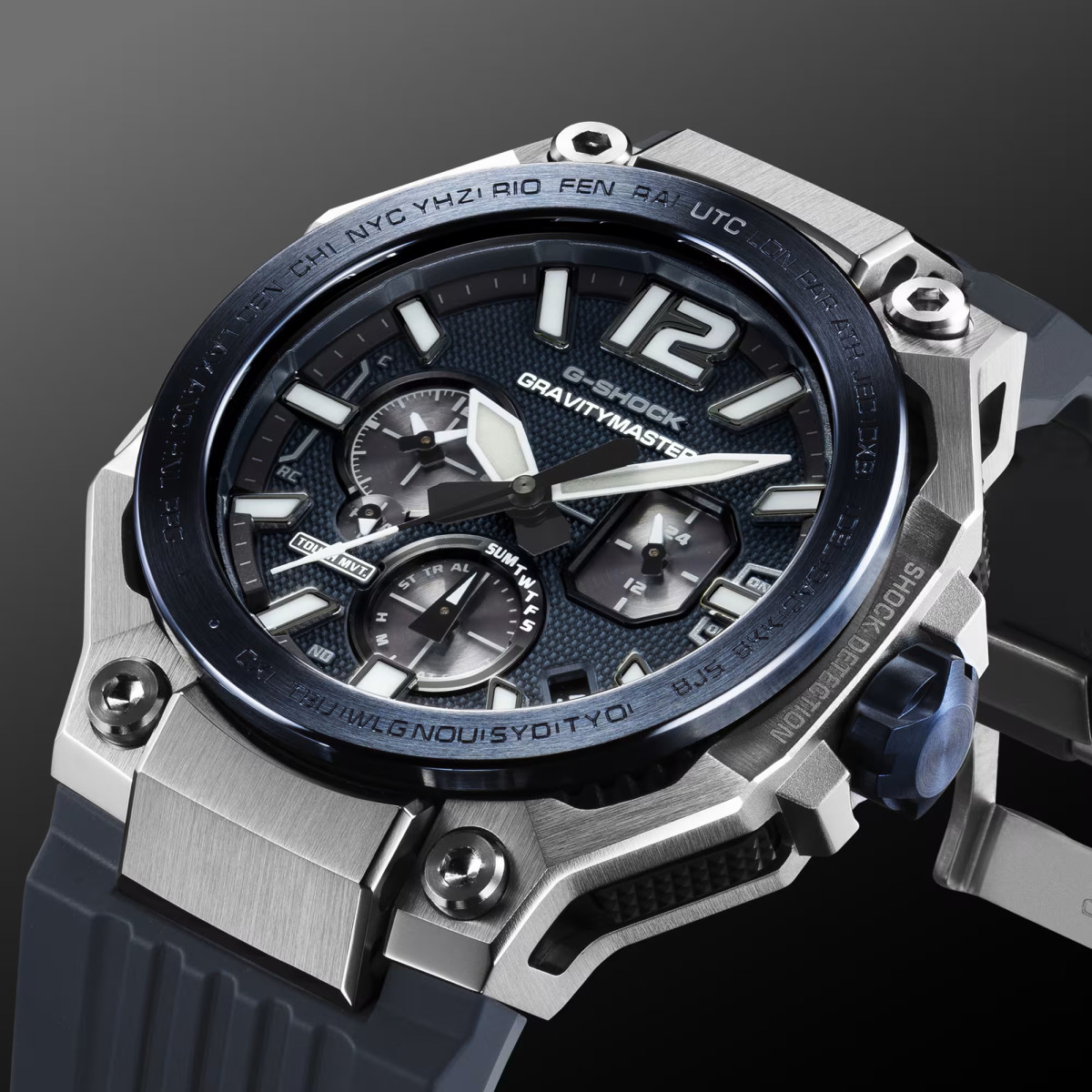 Reloj Casio G-Shock Master of GravityMaster esfera azul marino