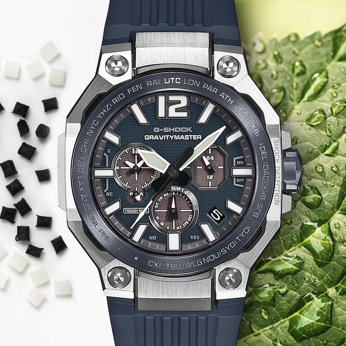 Reloj Casio G-Shock Master of GravityMaster esfera azul marino