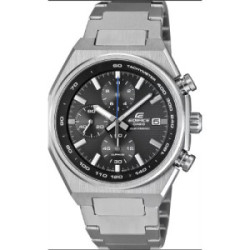 Reloj Casio Edifice Crono Solar 38.5mm esfera gris