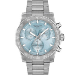 Reloj Tissot Supersport Chrono 42mm esfera azul cielo
