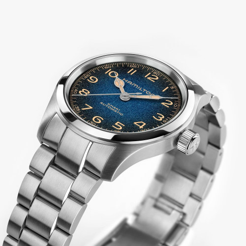 Reloj Hamilton Khaki Field Murph Auto 38mm esfera azul degradada