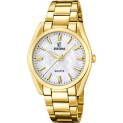 Reloj Festina dorado colección Alegria para mujer esfera nácar