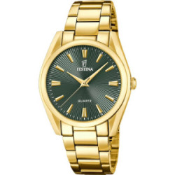Reloj Festina dorado colección Alegria para mujer esfera verde