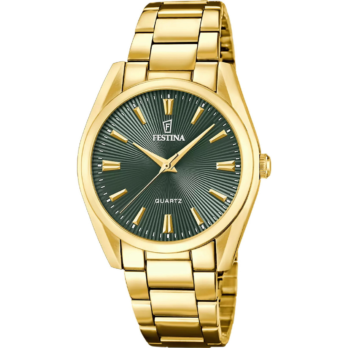 Reloj Festina dorado colección Alegria para mujer esfera verde