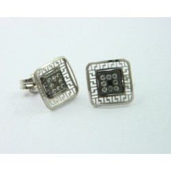 Pendientes oro blanco 750