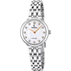 Reloj de mujer Festina Mademoiselle acero 26mm esfera nácar con circonitas