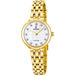 Reloj de mujer Festina Mademoiselle dorado 26mm esfera de nácar