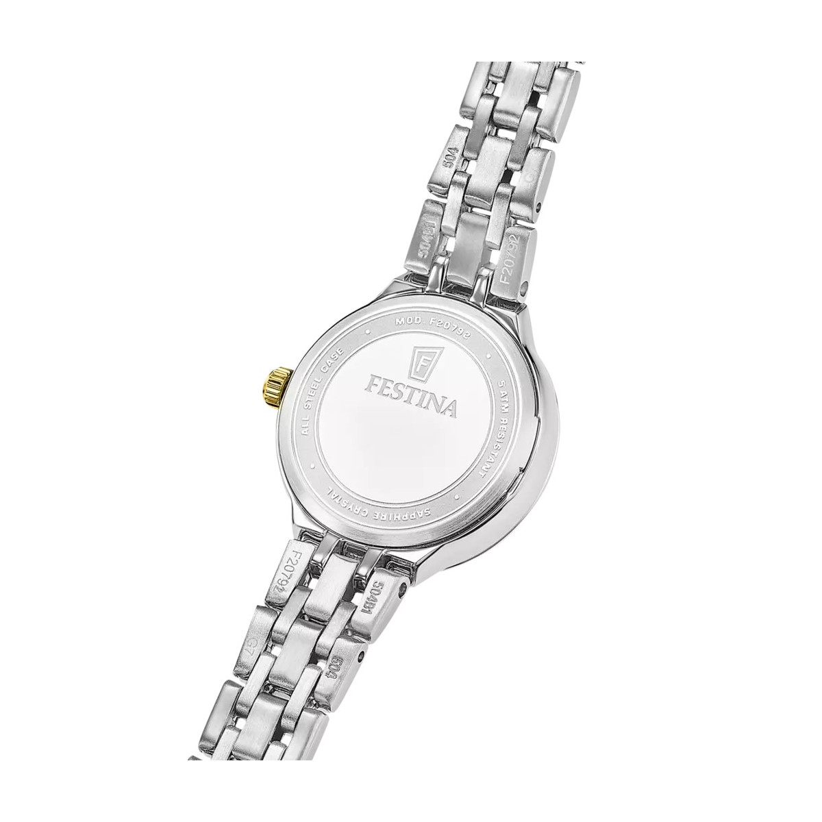 Reloj de mujer Festina Mademoiselle bicolor 26mm esfera champán
