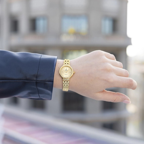 Reloj de mujer Festina Mademoiselle dorado 26mm esfera champán