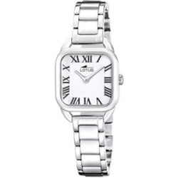 Set reloj Lotus Together para mujer esfera gris 26x26mm con pulsera de acero