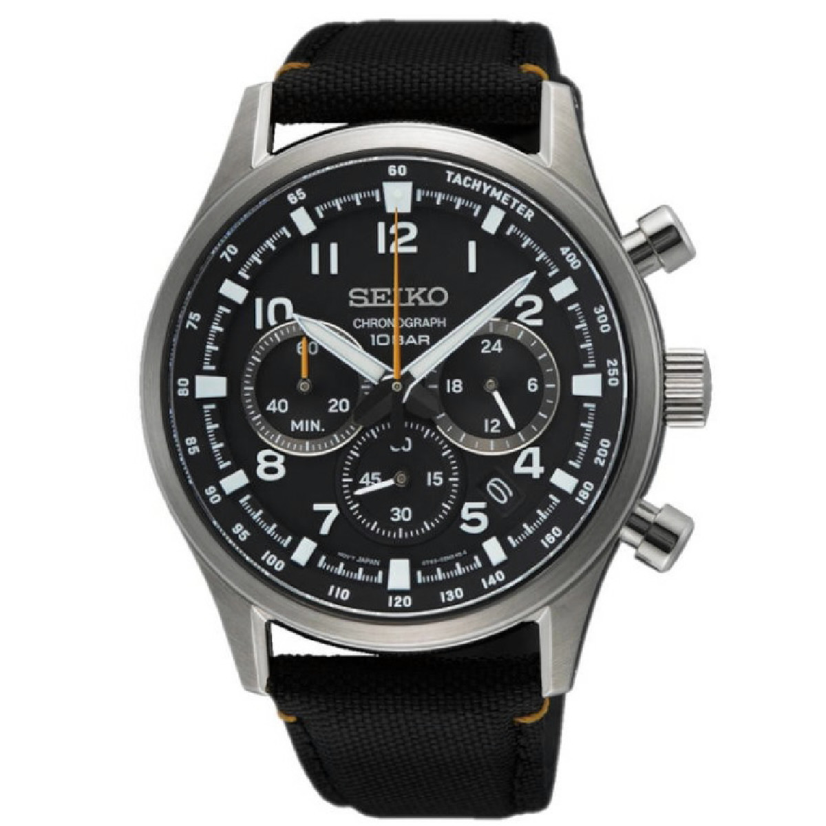 Reloj Seiko Crono Neo Sport 43mm esfera negra