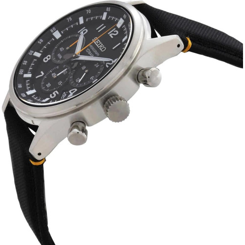 Reloj Seiko Crono Neo Sport 43mm esfera negra