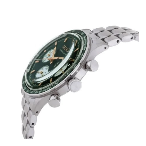 Reloj Seiko Crono Neo Sport esfera verde 38.5mm