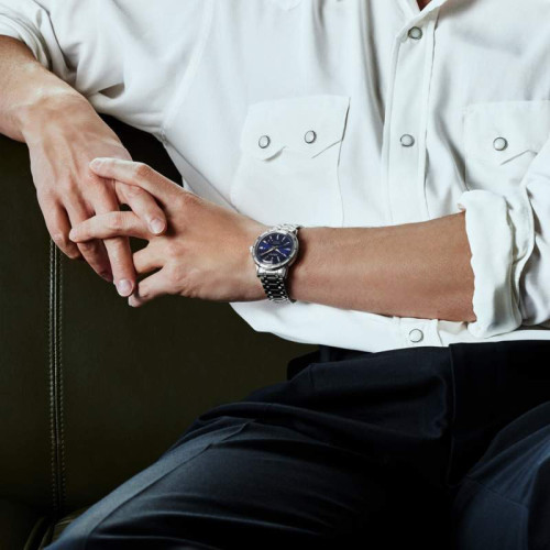 Reloj Seiko Presage Style 60's 4R35 esf azul 39mm