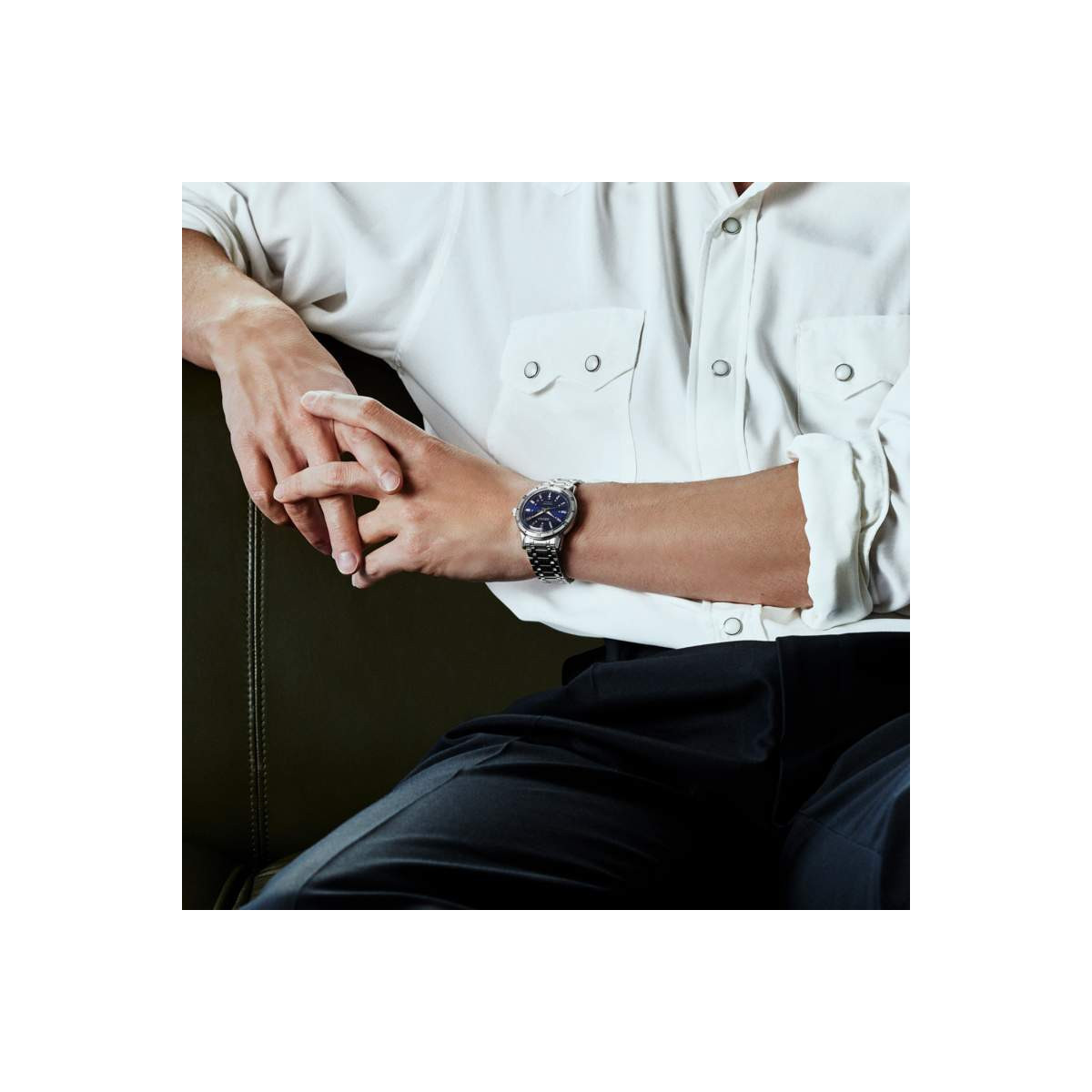 Reloj Seiko Presage Style 60's 4R35 esf azul 39mm