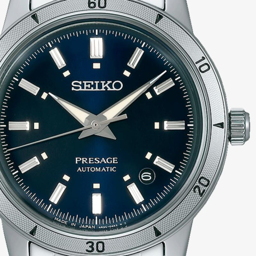 Reloj Seiko Presage Style 60's 4R35 esf azul 39mm