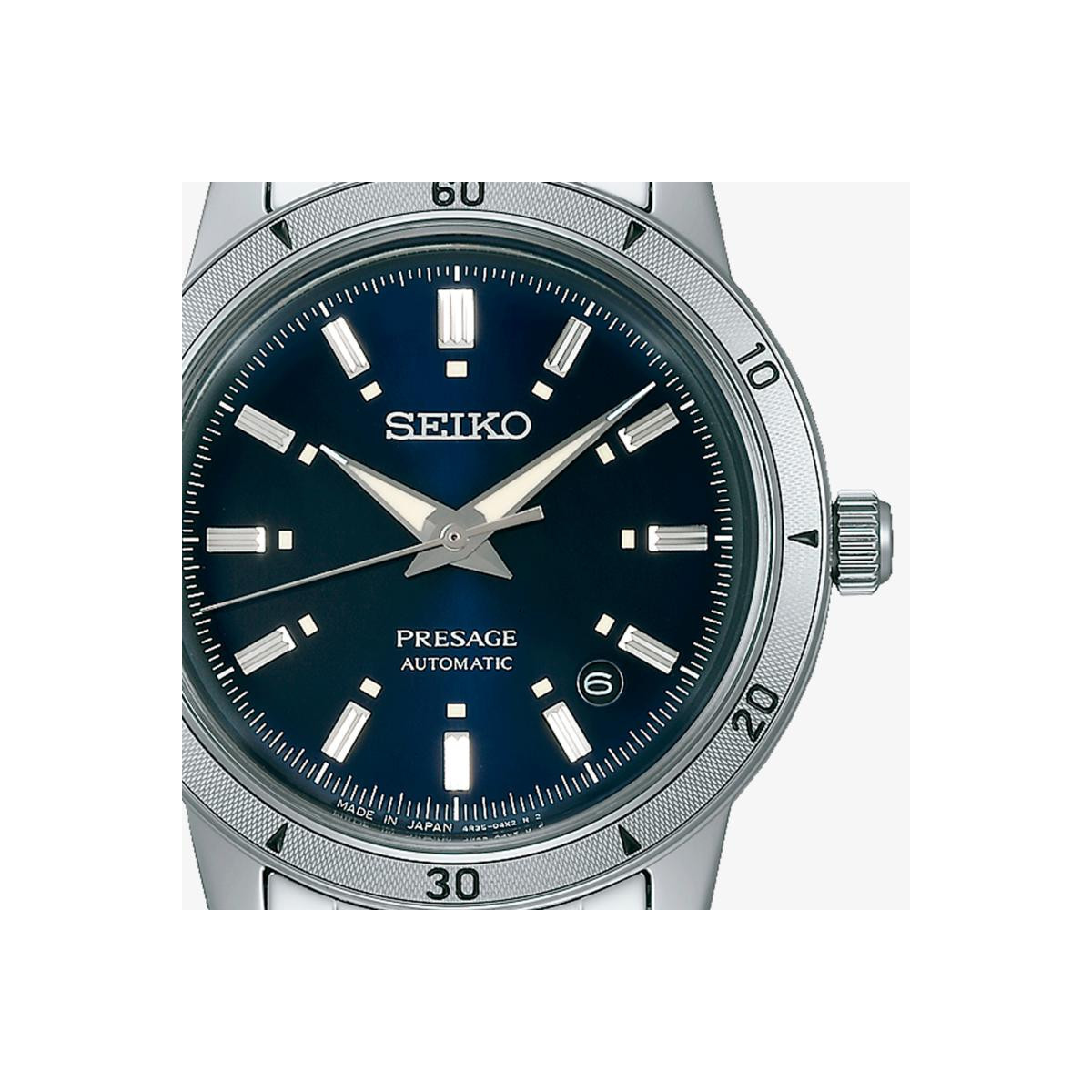 Reloj Seiko Presage Style 60's 4R35 esf azul 39mm