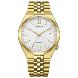 Reloj Citizen Auto Tsuyosa para hombre y mujer dorado 40mm