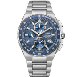Reloj Citizen SuperTitanium Crono Radiocontrolado esfera azul 42mm
