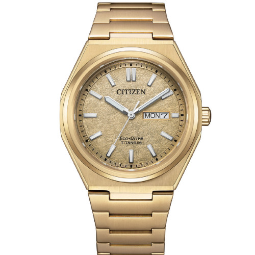 Reloj Citizen EcoDrive Super Titanium dorado 40mm