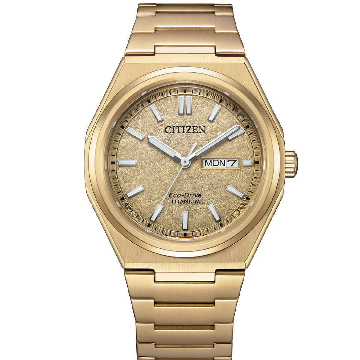 Reloj Citizen EcoDrive Super Titanium dorado 40mm