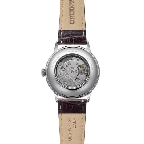 Reloj Orient Bambino auto para hombre 41mm esfera marfil