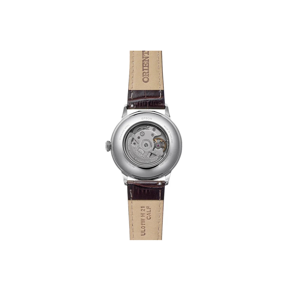 Reloj Orient Bambino auto para hombre 41mm esfera marfil