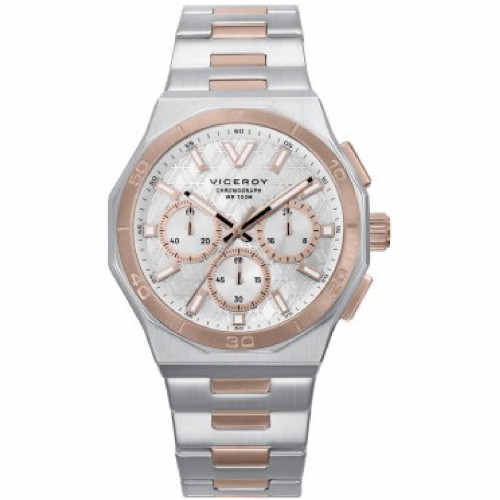 Reloj Viceroy crono Magnum 41mm esfera gris plata