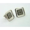 Pendientes oro blanco 750