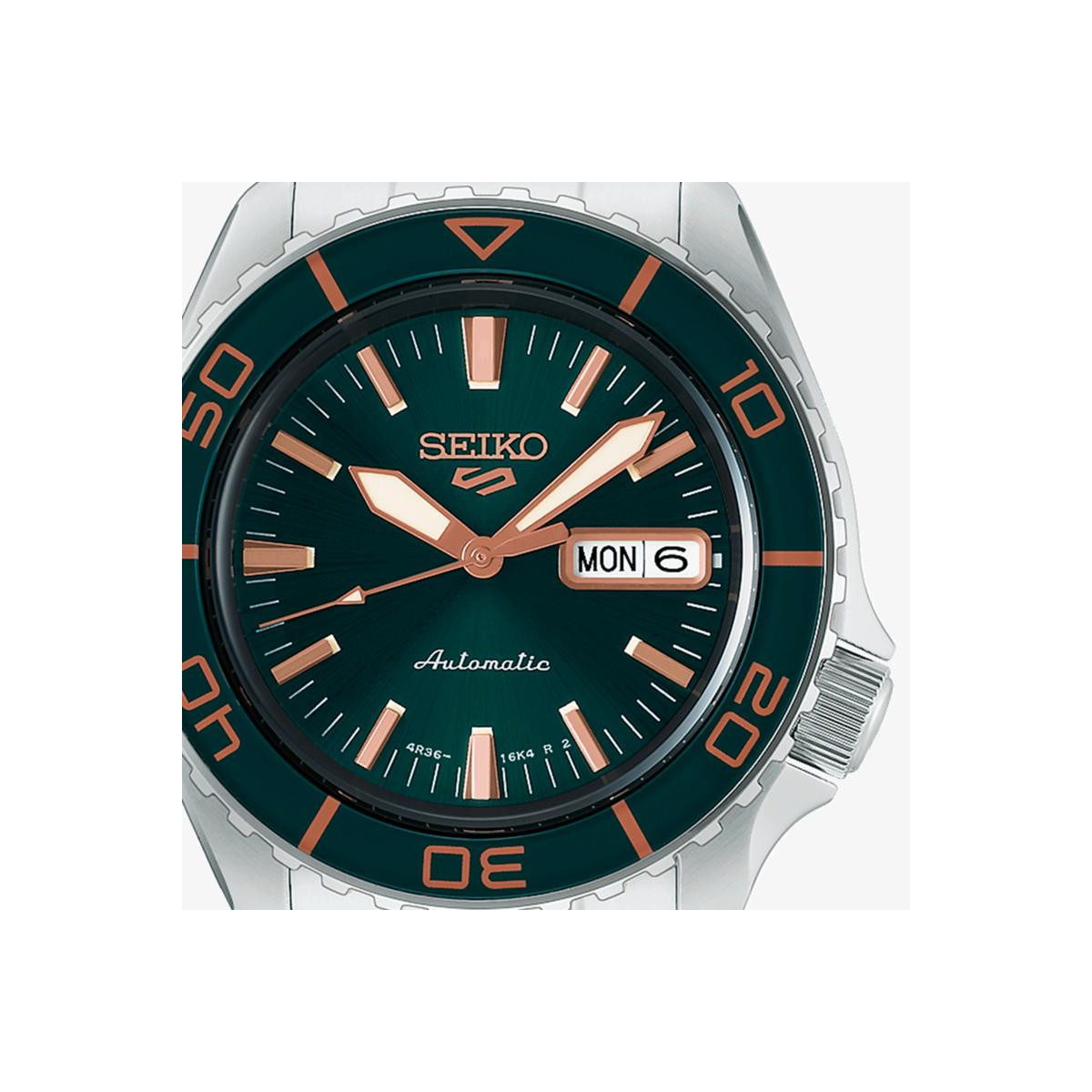 Seiko 5 Sports SKX Suits Verde-Oro Rosa