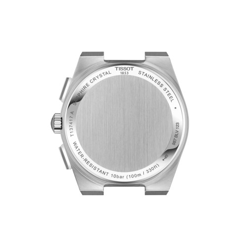 Reloj Tissot PRX Cronógrafo 41 esfera gris plata